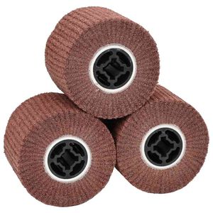 vidaXL Csiszol&oacute; hengerek 3 db Barna 12 x 12 x 10 cm Syntetikus rost