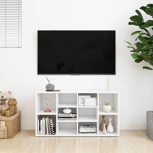 vidaXL fehér szerelt fa cipőtároló pad 103 x 30 x 55 cm