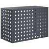 vidaXL L&eacute;gkondicion&aacute;l&oacute; Takar&oacute; Antracitsz&uuml;rke 100 x 50 x 70 cm Ac&eacute;l