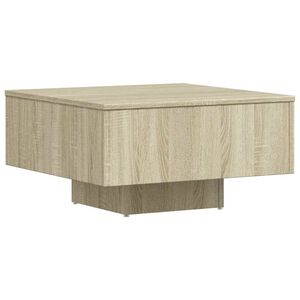 vidaXL sonoma t&ouml;lgy sz&iacute;nű szerelt fa doh&aacute;nyz&oacute;asztal 60 x 60 x 31,5 cm