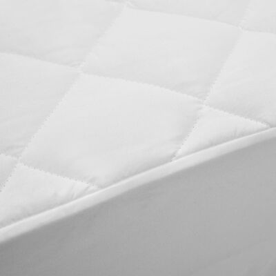 vidaXL fehér steppelt nehéz matracvédő 180 x 200 cm