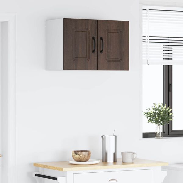 vidaXL Konyhaszekr&eacute;ny Kalmar Barna T&ouml;lgy 60 x 31 x 40 cm Faanyag