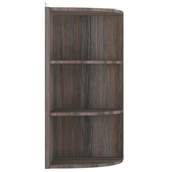 vidaXL sz&uuml;rke-sonoma sz&iacute;nű fali sarokpolc 30 x 31,5 x 60 cm