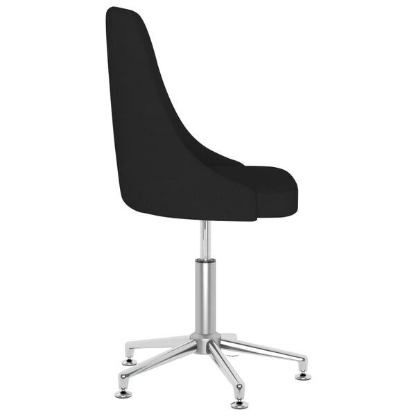 vidaXL fekete sz&ouml;vet forg&oacute; irodasz&eacute;k