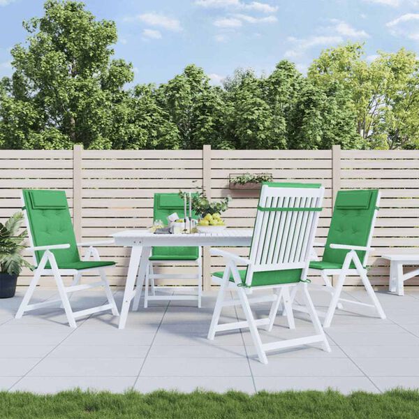 vidaXL 4 db z&ouml;ld oxford-sz&ouml;vet magas h&aacute;tt&aacute;ml&aacute;j&uacute; sz&eacute;kp&aacute;rna