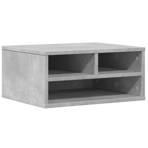 vidaXL betonsz&uuml;rke szerelt fa nyomtat&oacute;&aacute;llv&aacute;ny 49 x 40 x 22,5 cm