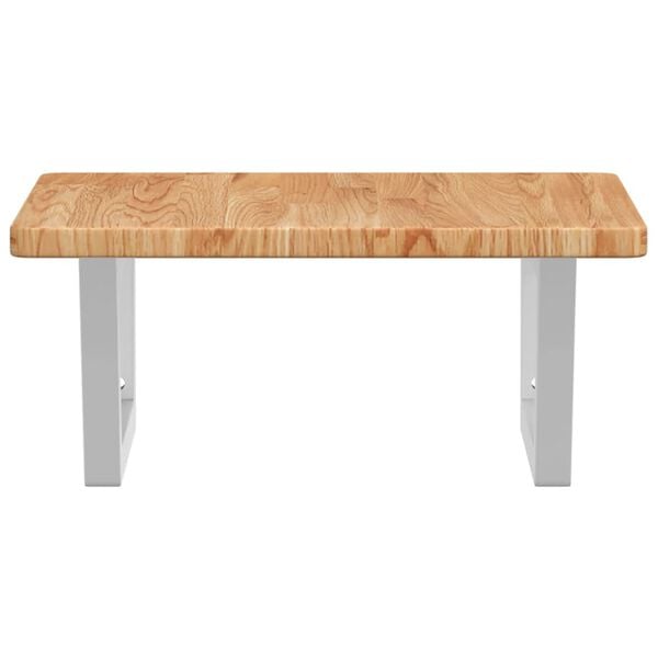 vidaXL ac&eacute;l &eacute;s t&ouml;m&ouml;r t&ouml;lgyfa falra szerelhető mosd&oacute;polc