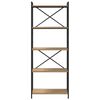 vidaXL K&ouml;nyvespolc Artisan t&ouml;lgy 60 x 30 x 155 cm Faanyag