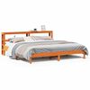 vidaXL viaszbarna t&ouml;m&ouml;r fenyőfa &aacute;gy matrac n&eacute;lk&uuml;l 180 x 200 cm