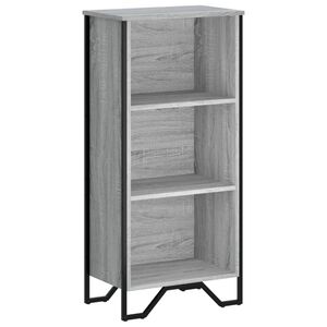 vidaXL sz&uuml;rke sonoma sz&iacute;nű szerelt fa k&ouml;nyvespolc 50 x 31 x 106 cm