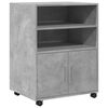 vidaXL betonsz&uuml;rke szerelt fa kerekes szekr&eacute;ny 60 x 48 x 81 cm