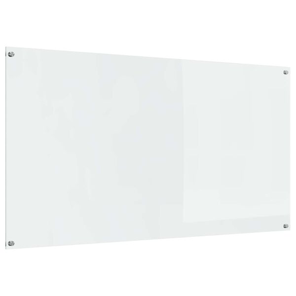 vidaXL Konyhai splashback Átlátszó 110 x 60 x 0,6 cm edzett üveg
