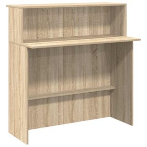 vidaXL sonoma t&ouml;lgyfa recepci&oacute;sasztal 100 x 50 x 103,5 cm