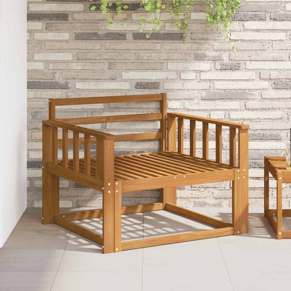 vidaXL K&uuml;lt&eacute;ri k&ouml;z&eacute;pső kanap&eacute; T&ouml;m&ouml;r Ak&aacute;cfa Term&eacute;szetes