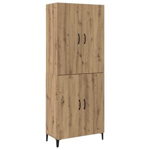 vidaXL Magasfi&uacute; 2 db Artisan t&ouml;lgy 69,5 x 34 x 180 cm Szerelt Fa