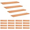 vidaXL L&eacute;pcsőszőnyegek 20 db 120 x 25 x 2 cm Lakk T&ouml;m&ouml;r b&uuml;kkfa