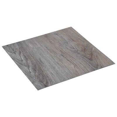 vidaXL világosbarna öntapadó PVC padlólapok 5,11 m²