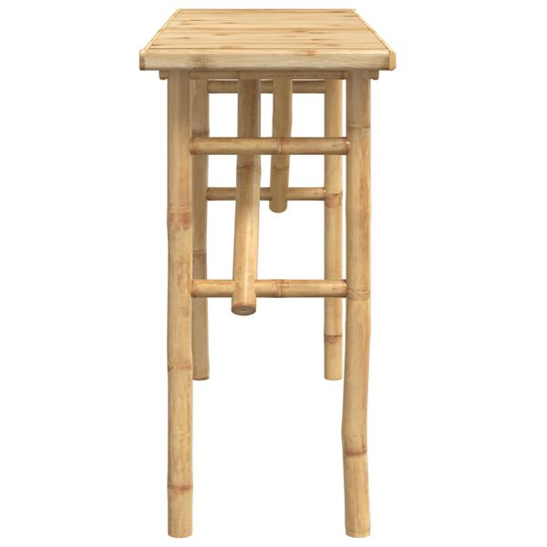 vidaXL bambusz konzolasztal 115 x 39 x 75 cm