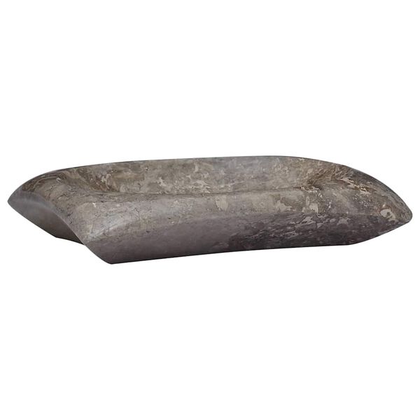 vidaXL szürke márvány mosdókagyló 50 x 35 x 10 cm