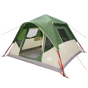 vidaXL Azonnali s&aacute;tor Z&ouml;ld 305 x 275 x 190 cm Poli&eacute;szter &eacute;s ac&eacute;l