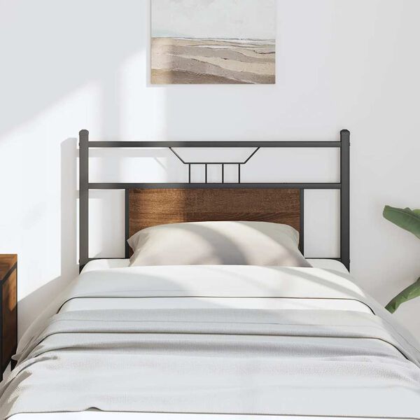 vidaXL barna t&ouml;lgy sz&iacute;nű szerelt fa &eacute;s ac&eacute;l csere fejt&aacute;mla 80 cm