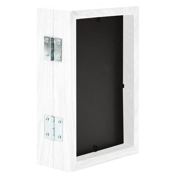 vidaXL feh&eacute;r k&eacute;tsz&aacute;rnyas f&eacute;nyk&eacute;pkeretszett 2 x (13 x 15 cm)