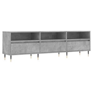 vidaXL betonsz&uuml;rke szerelt fa TV-szekr&eacute;ny 150x30x44,5 cm