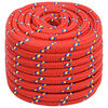 vidaXL T&ouml;bbc&eacute;l&uacute; munkak&ouml;t&eacute;l 20 mm 50 m Piros PP 2400 kg Max. teherb&iacute;r&aacute;s
