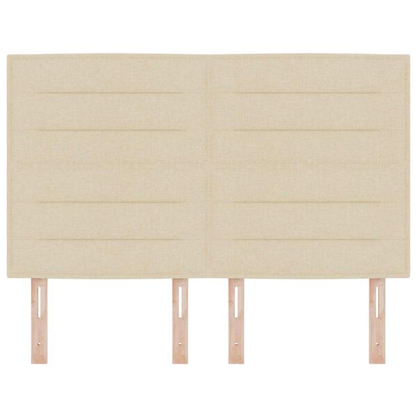 vidaXL Fejt&aacute;mla fejt&aacute;ml&aacute;val Kr&eacute;m 160 cm Műbőr