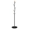vidaXL fekete porsz&oacute;rt vas ruhafogas 177 cm