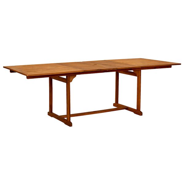 vidaXL 9 r&eacute;szes t&ouml;m&ouml;r ak&aacute;cfa &eacute;s textil&eacute;n kerti &eacute;tkezőgarnit&uacute;ra