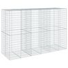 vidaXL horganyzott vas gabion kos&aacute;r fed&eacute;llel 300 x 100 x 200 cm