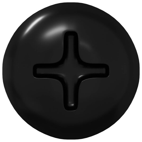 vidaXL &Ouml;nmenetes Sz&ouml;g 9000 pcs Fekete Ac&eacute;l