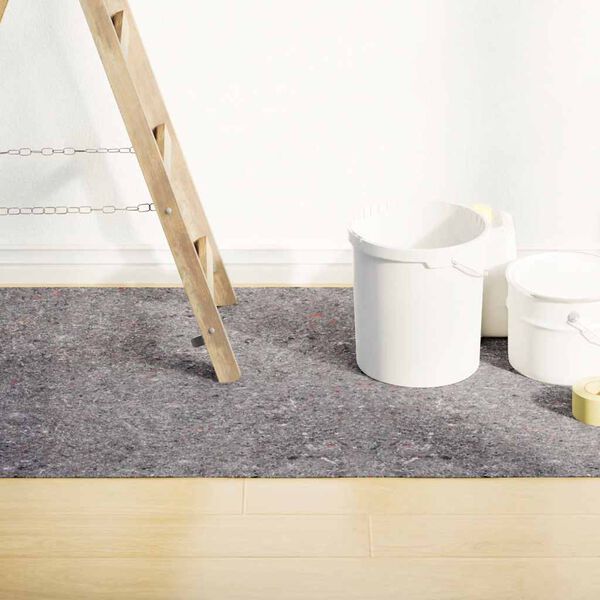 vidaXL Cs&uacute;sz&aacute;smentes festősz&ouml;vet 2 db 5 m 220 g/m&sup2; Sz&uuml;rke