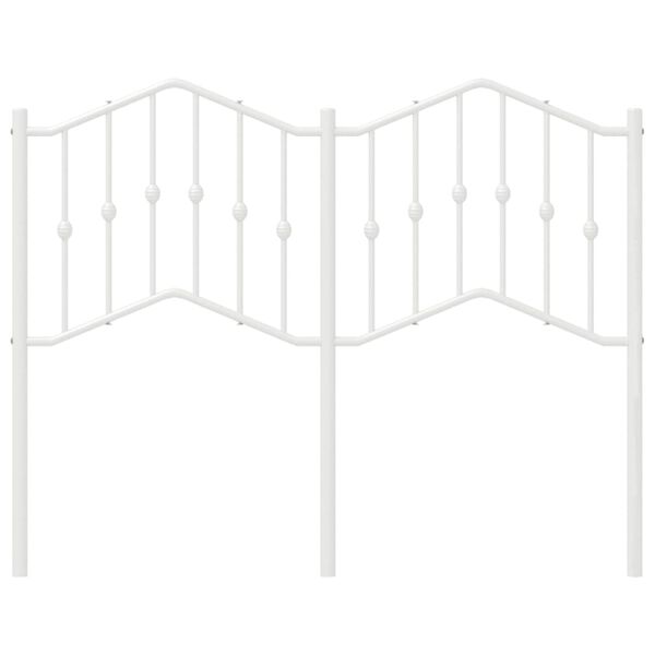vidaXL fehér fém fejtámla 120 cm