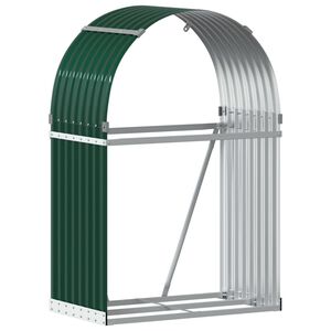 vidaXL z&ouml;ld horganyzott ac&eacute;l r&ouml;nktart&oacute; 80 x 45 x 120 cm