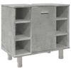 vidaXL betonsz&uuml;rke szerelt fa f&uuml;rdőszobaszekr&eacute;ny 60 x 32 x 53,5 cm
