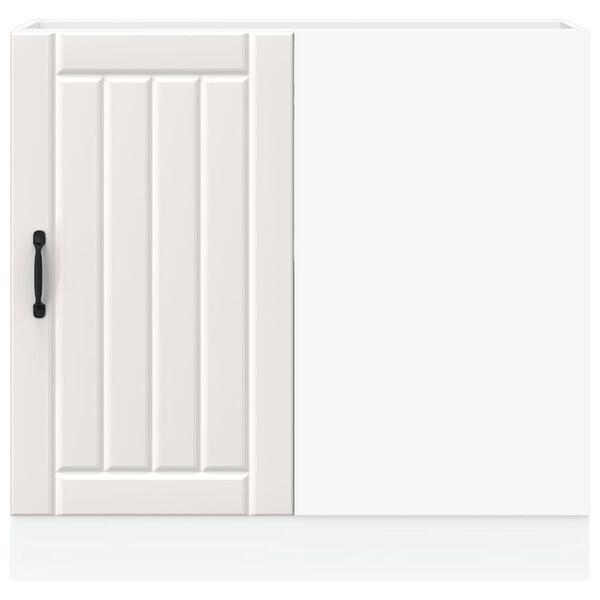 vidaXL als&oacute; konyhaszekr&eacute;ny Lucca feh&eacute;r szerelt fa