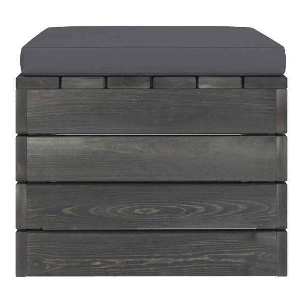 vidaXL fenyőfa kerti raklapzs&aacute;moly p&aacute;rn&aacute;val