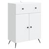 vidaXL Sz&eacute;f fi&oacute;kkal Feh&eacute;r 66 x 34,5 x 90 cm Szerelt Fa