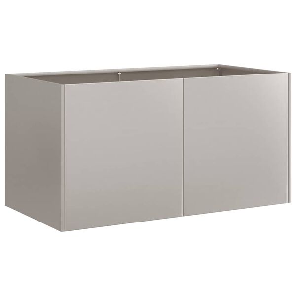 vidaXL n&ouml;v&eacute;nytart&oacute; rozsd&aacute;s 80x40x40 cm időj&aacute;r&aacute;s&aacute;ll&oacute; ac&eacute;lb&oacute;l