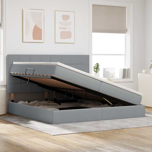 vidaXL &Aacute;gy t&aacute;rol&oacute;val &eacute;s matraccal matracmal Vil&aacute;gossz&uuml;rke 200 x 200 cm