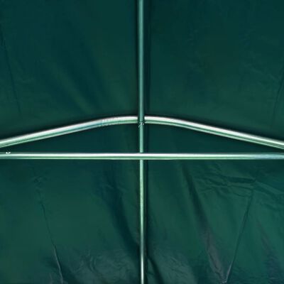 vidaXL zöld PVC sátorgarázs 2,4 x 3,6 m