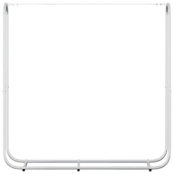 vidaXL horganyzott ac&eacute;l tűzifat&aacute;rol&oacute; 150x25x150 cm