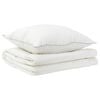 vidaXL Paplan &eacute;s p&aacute;rna szett 2 pcs 140x200 cm Ny&aacute;ri 140 GSM Gyapj&uacute;