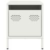 vidaXL fehér acél éjjeliszekrény 35 x 39 x 43,5 cm