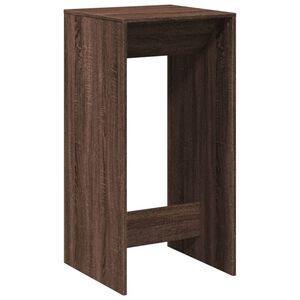 vidaXL barna t&ouml;lgy sz&iacute;nű szerelt fa b&aacute;rasztal 51 x 50 x 103,5 cm