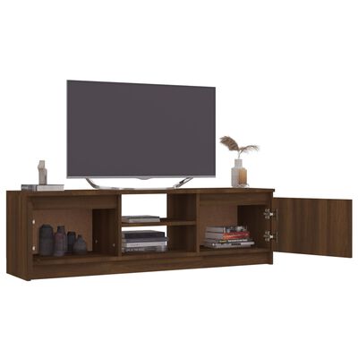 vidaXL barna tölgy színű szerelt fa TV-szekrény 120 x 30 x 35,5 cm