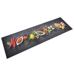 vidaXL moshat&oacute; fűszermint&aacute;s b&aacute;rsony konyhaszőnyeg 45 x 150 cm