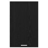 vidaXL F&uuml;ggő szekr&eacute;ny Fekete t&ouml;lgy &eacute;s feh&eacute;r 50 x 31 x 80 cm Faanyag